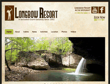 Tablet Screenshot of longbowresorts.com